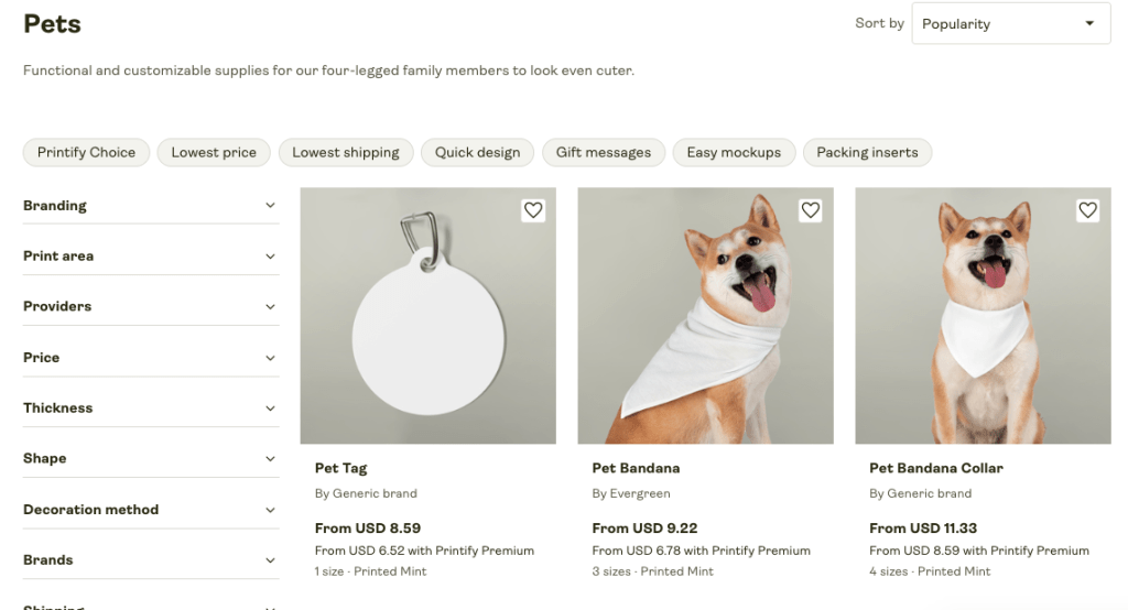 Print-on-Demand Idea 21. Pet Products